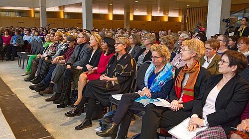 Frauenauditorium am 12. Januar 2019 im Landtag